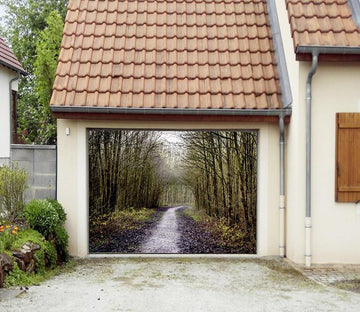3D Bare Forest Road 165 Garage Door Mural Wallpaper AJ Wallpaper 