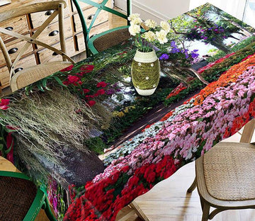 3D Garden Flowers 644 Tablecloths Wallpaper AJ Wallpaper 