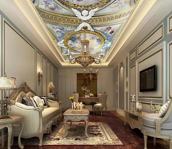 Little Angel White Clouds 034 Wallpaper AJ Wallpaper 