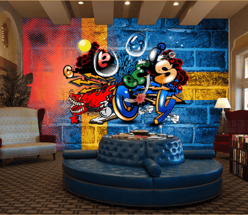 Lovely Graffiti Wallpaper AJ Wallpaper 