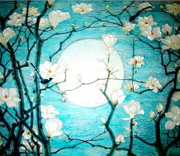 Winding Blooming Trees Wallpaper AJ Wallpaper 