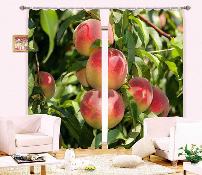 3D Peach Tree 842 Curtains Drapes Wallpaper AJ Wallpaper 