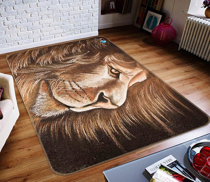3D Vivid Lion 179 Non Slip Rug Mat Mat AJ Creativity Home 