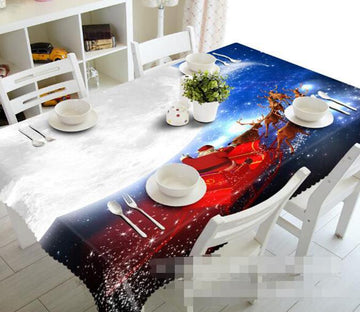 3D Flying Santa Claus 1391 Tablecloths Wallpaper AJ Wallpaper 