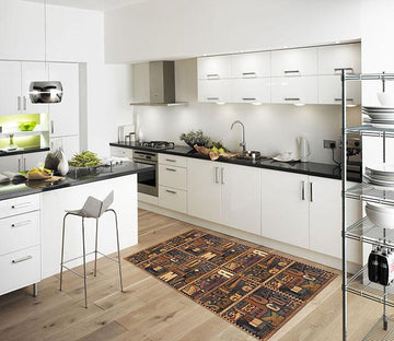 3D Alphanumeric Pattern 175 Kitchen Mat Floor Mural Wallpaper AJ Wallpaper 