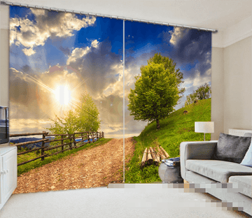 3D Road Scenery 945 Curtains Drapes Wallpaper AJ Wallpaper 