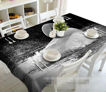 3D White Swan 994 Tablecloths Wallpaper AJ Wallpaper 