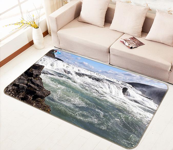 3D Pentium River 204 Non Slip Rug Mat Mat AJ Creativity Home 