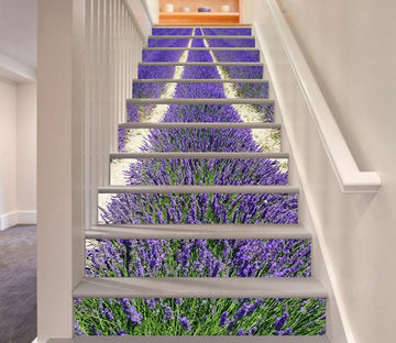 3D Flowers Field 20 Stair Risers Wallpaper AJ Wallpaper 