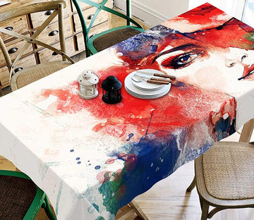 3D Graffiti Fashion Woman 83 Tablecloths Wallpaper AJ Wallpaper 