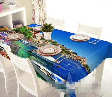 3D Tropical Town 1219 Tablecloths Wallpaper AJ Wallpaper 