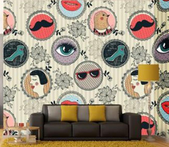 3D Cute Element 580 Wallpaper AJ Wallpaper 