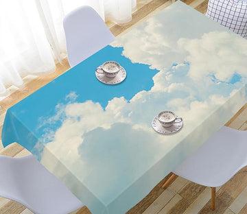 3D Blue Sky White Clouds 174 Tablecloths Wallpaper AJ Wallpaper 