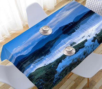 3D Dusk Lake Scenery 116 Tablecloths Wallpaper AJ Wallpaper 