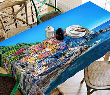 3D Seaside Cinque Terre 349 Tablecloths Wallpaper AJ Wallpaper 