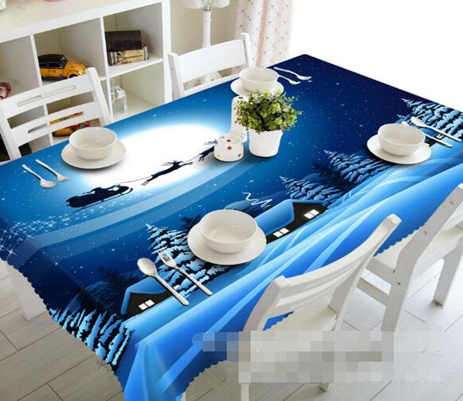 3D Christmas Santa Claus 1467 Tablecloths Wallpaper AJ Wallpaper 