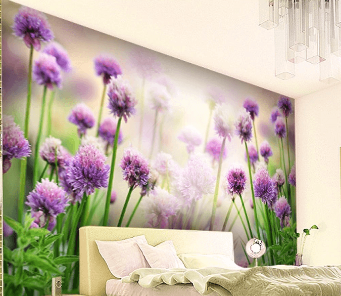 Purple Wildflowers 2 Wallpaper AJ Wallpaper 