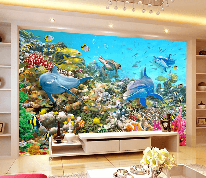 Corals And Fishes Wallpaper AJ Wallpaper 2 