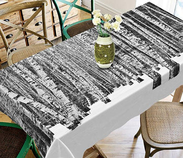 3D Snow Forest Scenery 745 Tablecloths Wallpaper AJ Wallpaper 