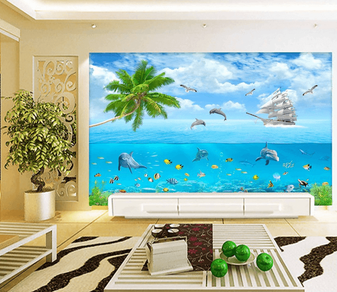 Sea And Seabed Wallpaper AJ Wallpaper 