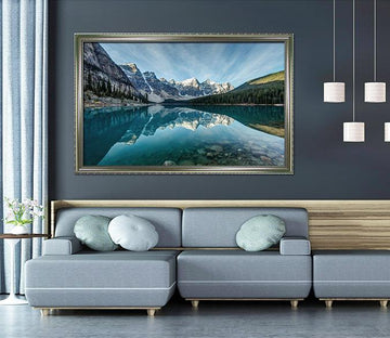 3D Mountain Peak 178 Fake Framed Print Painting Wallpaper AJ Creativity Home 