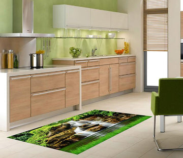 3D Creeks Lake 78 Kitchen Mat Floor Mural Wallpaper AJ Wallpaper 