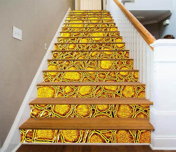 3D Crowded Pattern 1328 Stair Risers Wallpaper AJ Wallpaper 