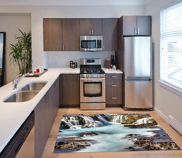 3D Vast River Scenery 124 Kitchen Mat Floor Mural Wallpaper AJ Wallpaper 