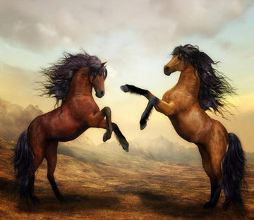 Standing Up Horses Wallpaper AJ Wallpaper 