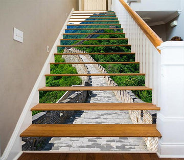 3D Great Wall Scenery 1591 Stair Risers Wallpaper AJ Wallpaper 