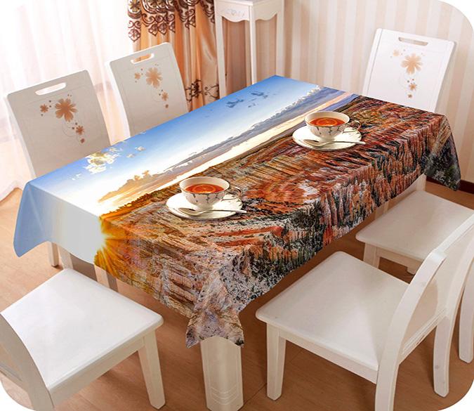 3D Stone Forest 513 Tablecloths Wallpaper AJ Wallpaper 