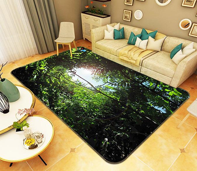 3D Lush Forest Sky 155 Non Slip Rug Mat Mat AJ Creativity Home 