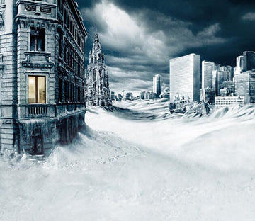 Snowcapped City Wallpaper AJ Wallpapers 