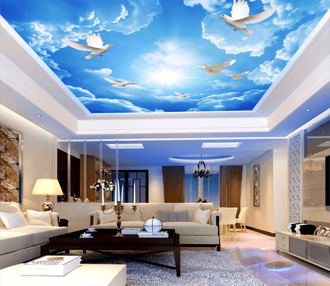 Sunlight White Pigeon 114 Wallpaper AJ Wallpaper 