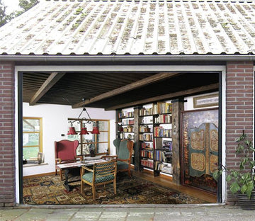 3D Pretty Living Room 461 Garage Door Mural Wallpaper AJ Wallpaper 