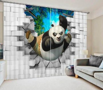 3D Kung Fu Panda 838 Curtains Drapes Wallpaper AJ Wallpaper 