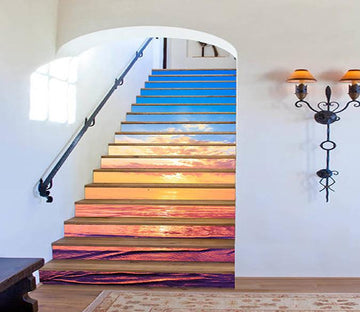 3D Vast Sea Sunset 1562 Stair Risers Wallpaper AJ Wallpaper 