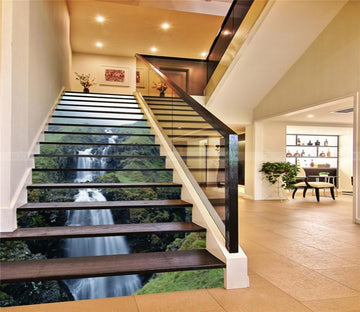 3D Running River 86 Stair Risers Wallpaper AJ Wallpaper 