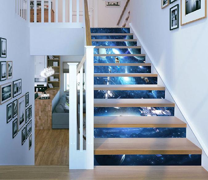 3D Space Scenery 416 Stair Risers Wallpaper AJ Wallpaper 