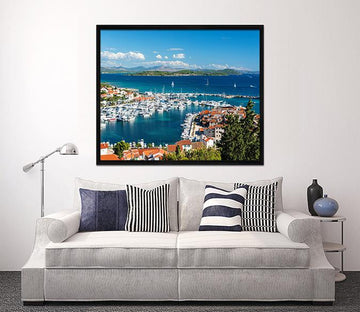 3D Sea Vessel 187 Fake Framed Print Painting Wallpaper AJ Creativity Home 