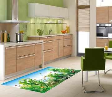 3D Seaweeds And Fishes 508 Kitchen Mat Floor Mural Wallpaper AJ Wallpaper 