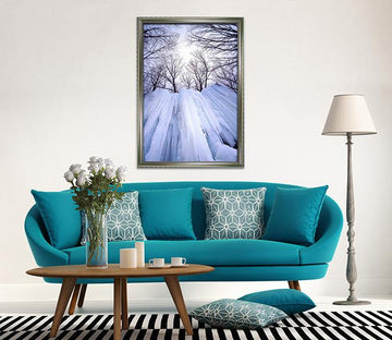 3D Ice Days 019 Fake Framed Print Painting Wallpaper AJ Creativity Home 