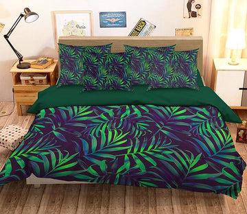 3D Leaves 196 Bed Pillowcases Quilt Wallpaper AJ Wallpaper 