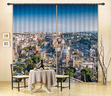 3D Rome Scenery 222 Curtains Drapes Wallpaper AJ Wallpaper 