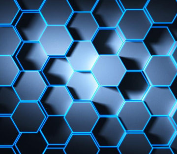 Hexagons Grids Wallpaper AJ Wallpaper 