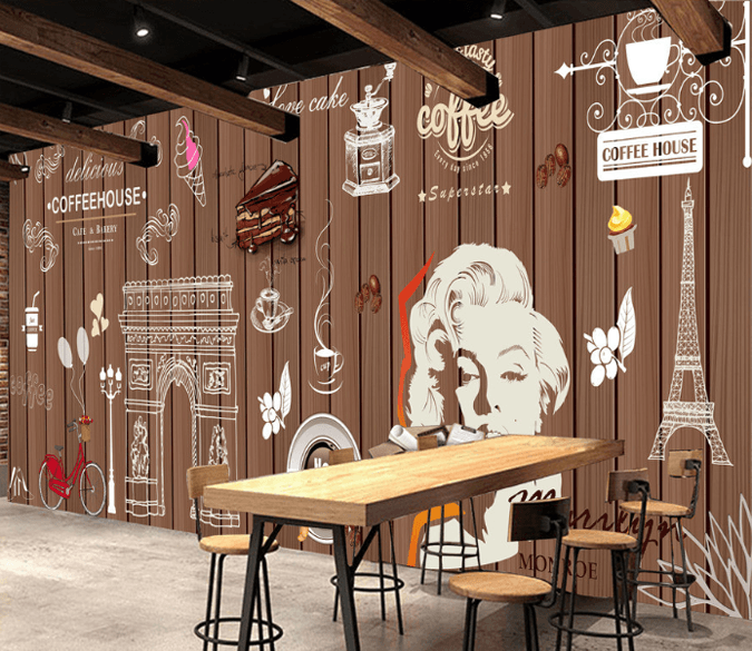 3D Bicycle Coffee 190 Wallpaper AJ Wallpaper 