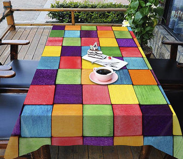 3D Colorful Square Grids 190 Tablecloths Wallpaper AJ Wallpaper 