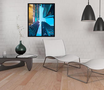 3D Tall Building 014 Fake Framed Print Painting Wallpaper AJ Creativity Home 