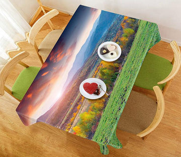 3D Mountain Sunset Clouds 721 Tablecloths Wallpaper AJ Wallpaper 