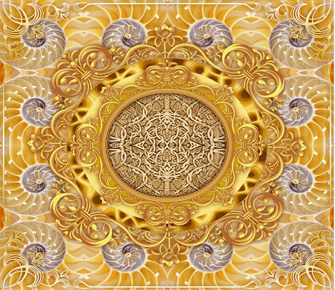 3D Luxurious Pattern Floor Mural Wallpaper AJ Wallpaper 2 